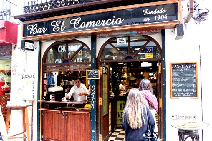 Authentic Spanish restaurant in Spain