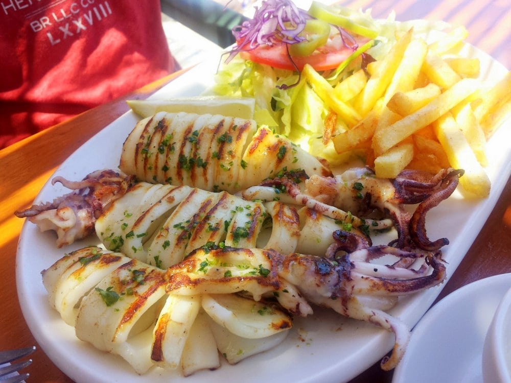 Best bites in Mallorca: Grilled Calamari