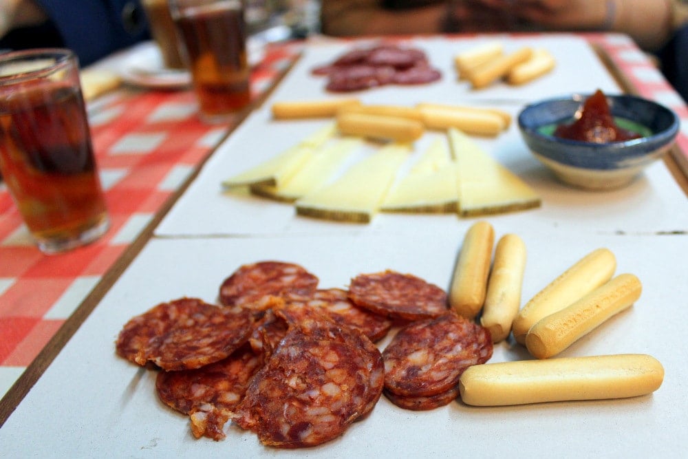 Spanish chorizo and other cured meats