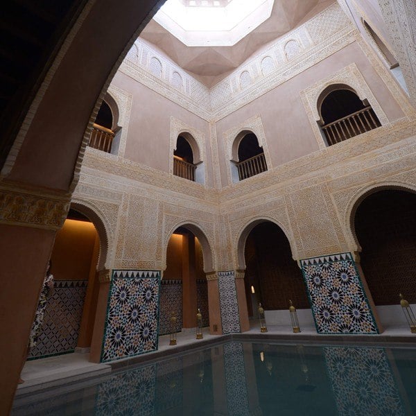 A visit to this place, the Hammam Al-Ándalus, is one of the best romantic things to do in Malaga.