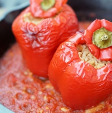 pork stuffed peppers recipe