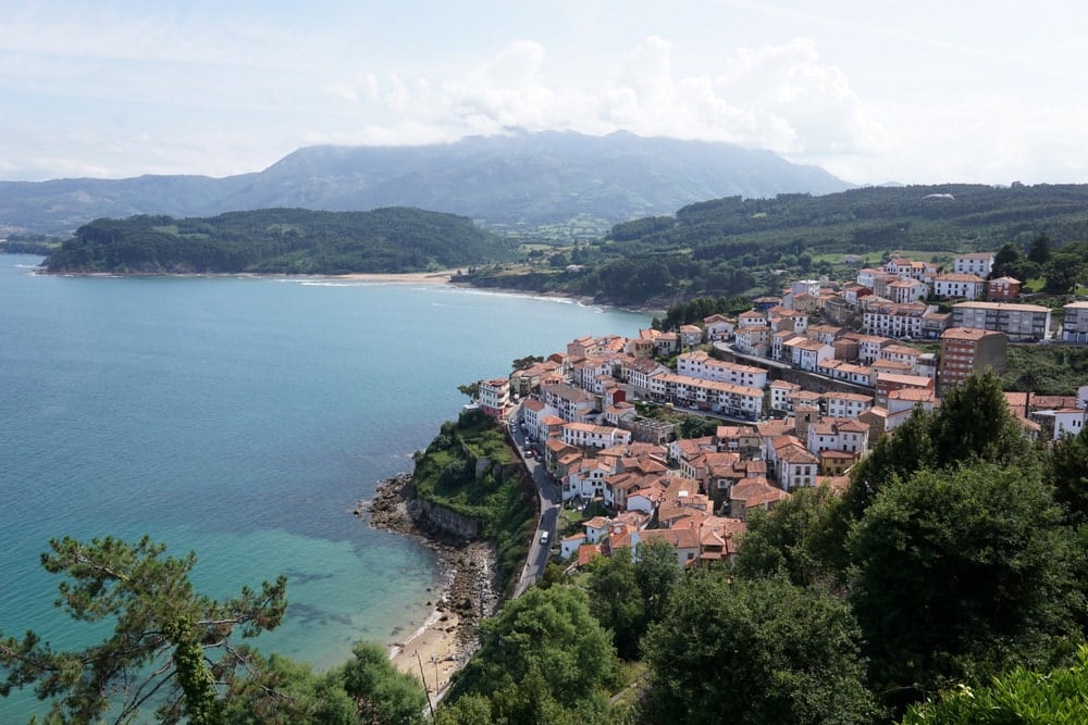 The incredible view over Lastres, Asturias.