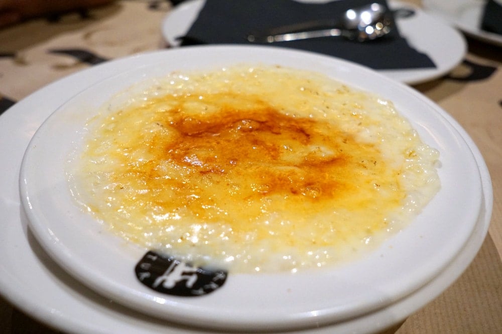 Asturian rice pudding with a caramelized crust is absolutely to die for! One of the must-try foods in Asturias.