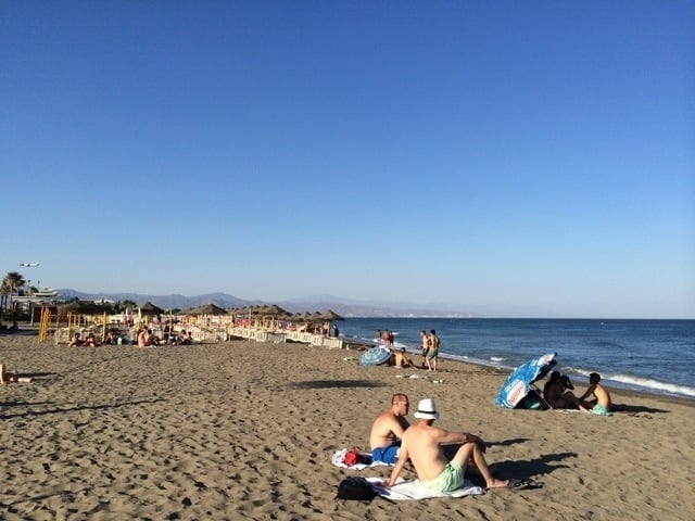 If you want to go to the beach like a local in Malaga, you should try one of the beaches a bit farther from the city center.