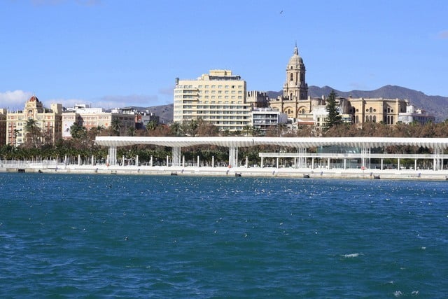 One of the romantic things to do in Malaga is take a boat ride