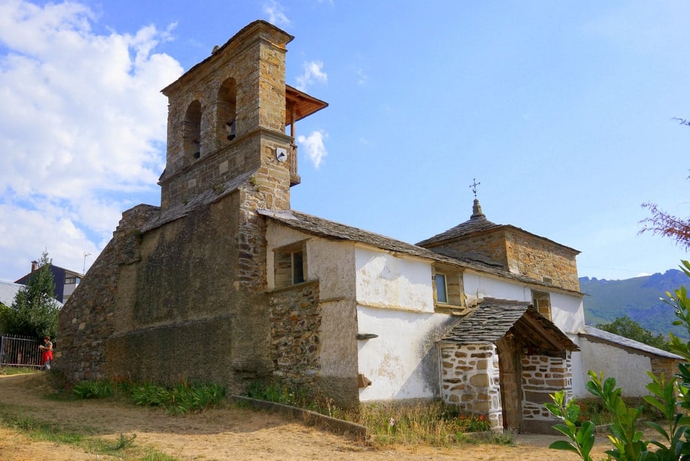 Pozos village church in Spain