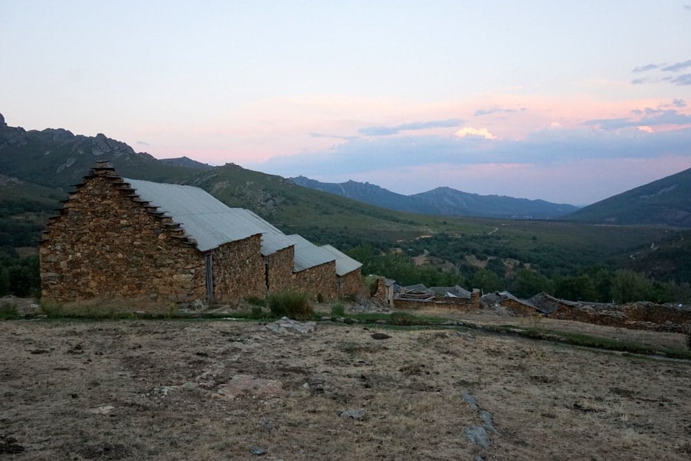 A sunset in Pozos Leon