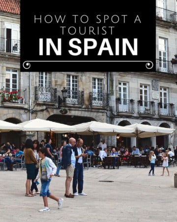You might be a tourist in Spain if...