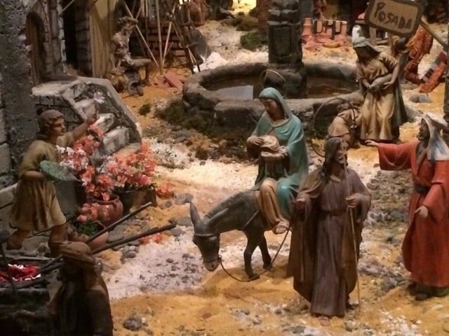 Something to do in Malaga at Christmas is see the impressive Nativity Scene at the Town Hall