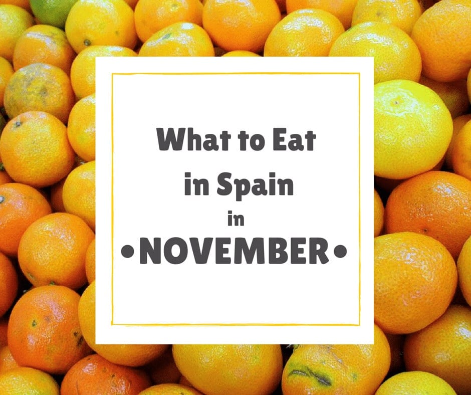 What's in season and what's in store for November in Spain