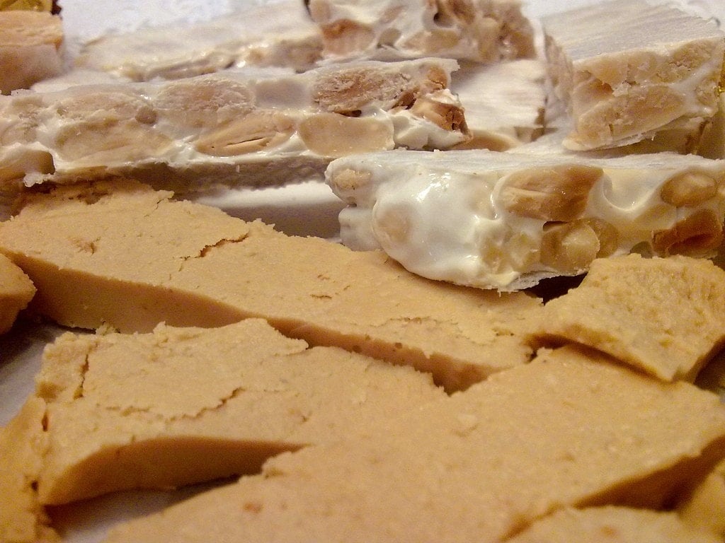 Huge piles of turrón stacked on every supermarket surface are a sure sign of Christmas in Spain