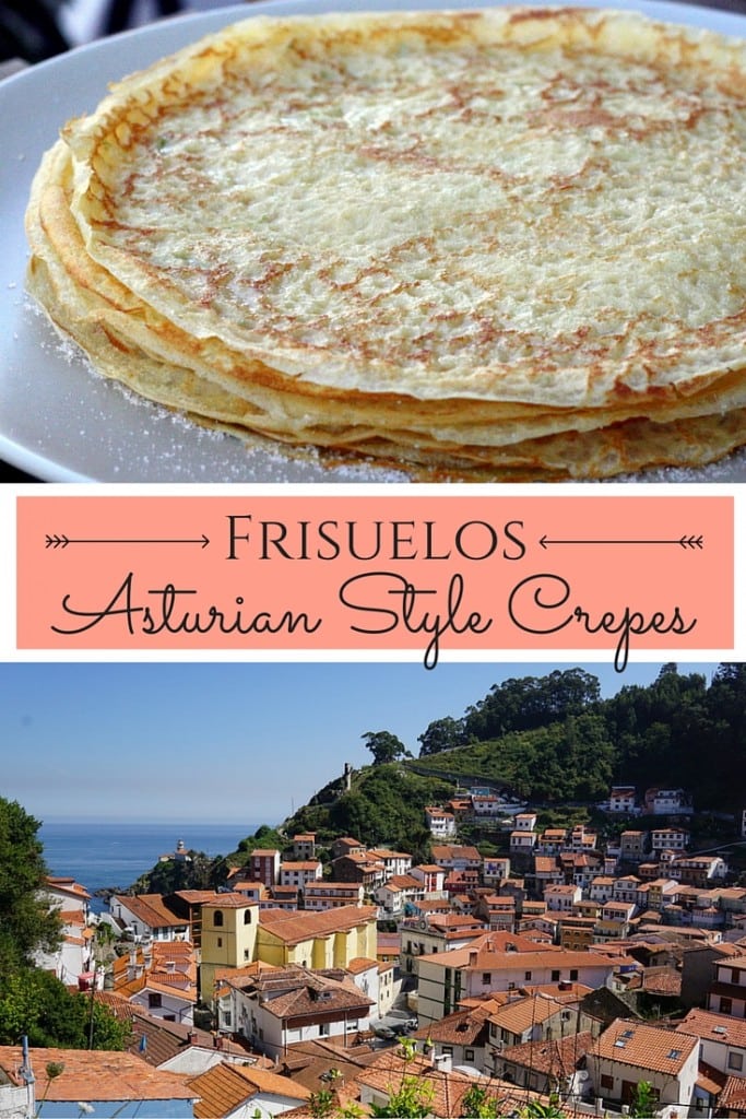 These ultra tasty Asturian style crepes from Northern Spain are simple and delicious! Fill them with pastry creme, as is tradition, or slap on some chocolate!