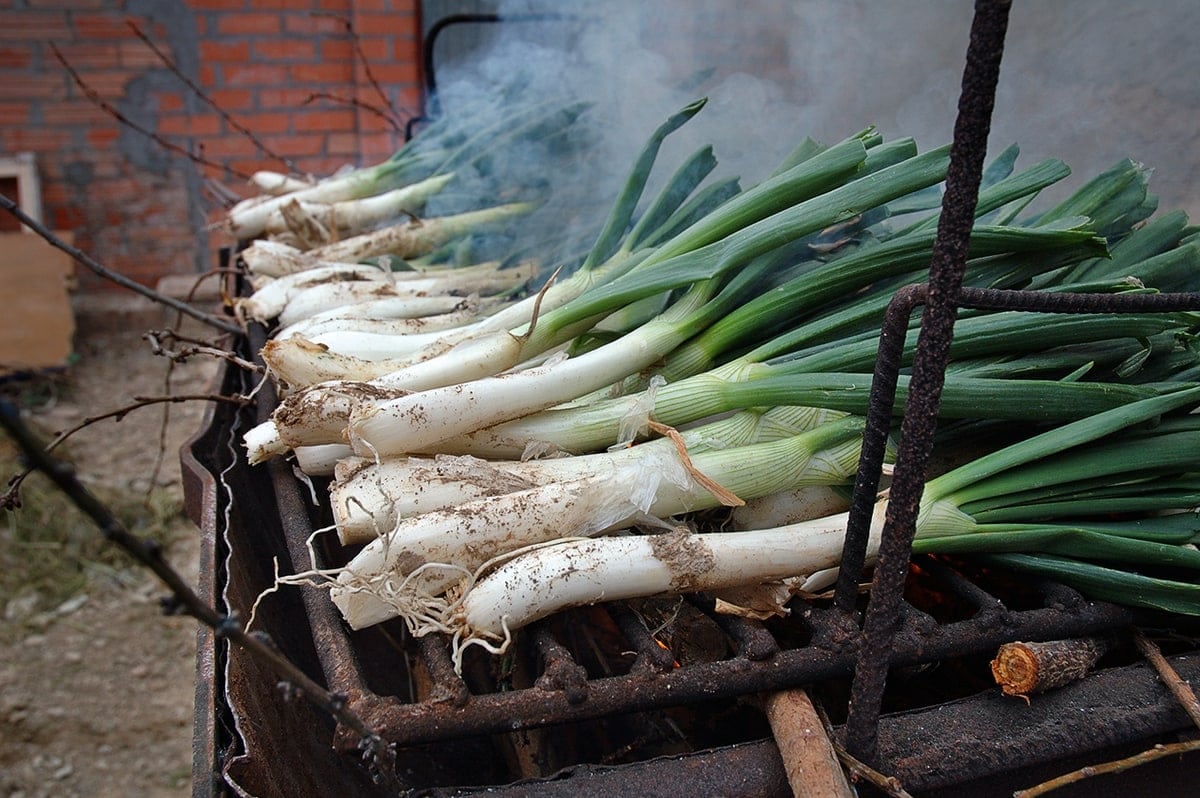 Definitely don't miss eating calcots in Spain in February!