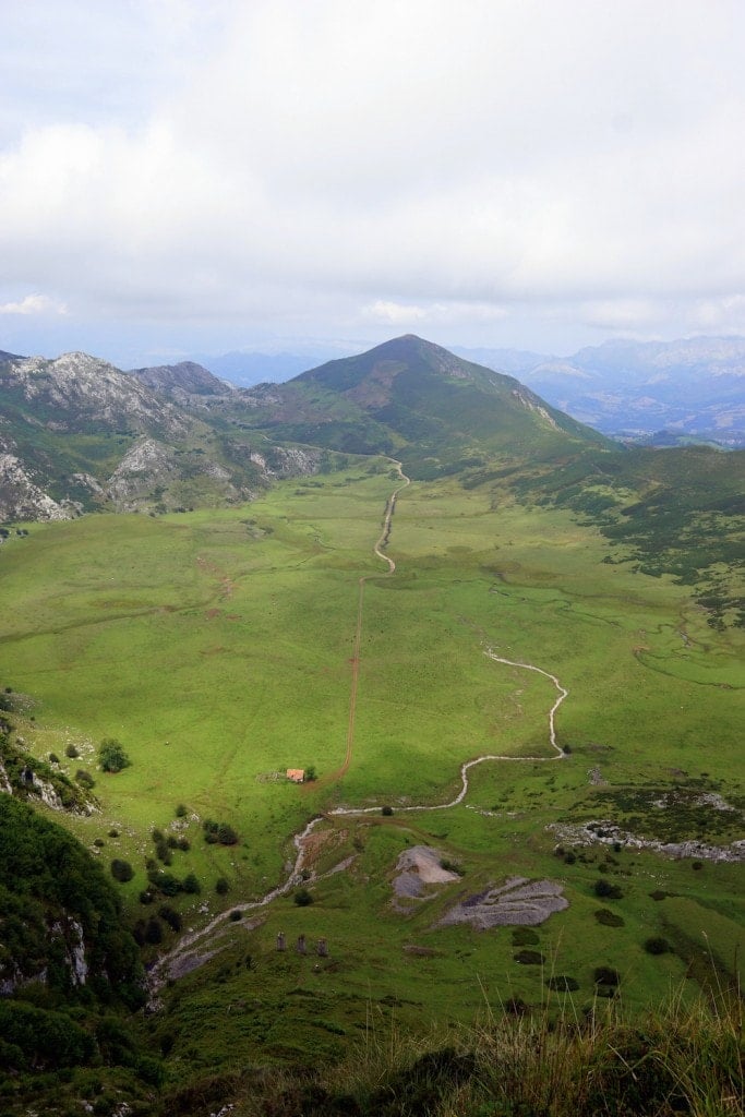 The Lagos de Covadonga are one of the most beautiful mountains in Spain. They are located in Asturias, in Northern Spain. A must visit-- totally unique!