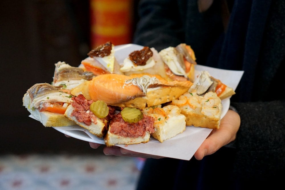 Flamenco and Tapas tour in Madrid: The tostas at our first stop were delicious!