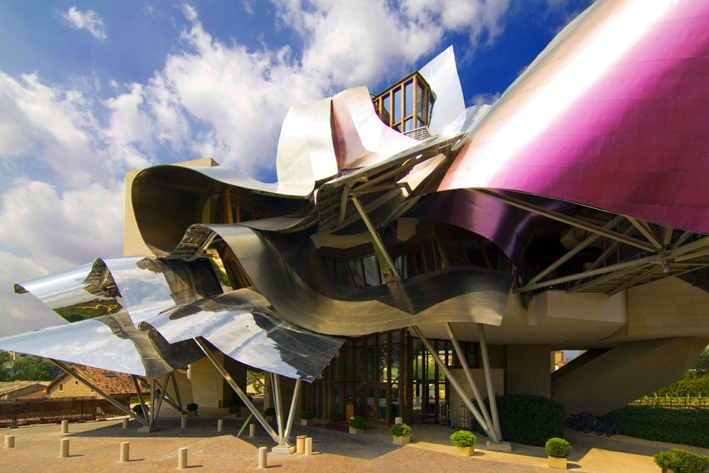 Amazing wineries in Spain: Marques de Riscal.