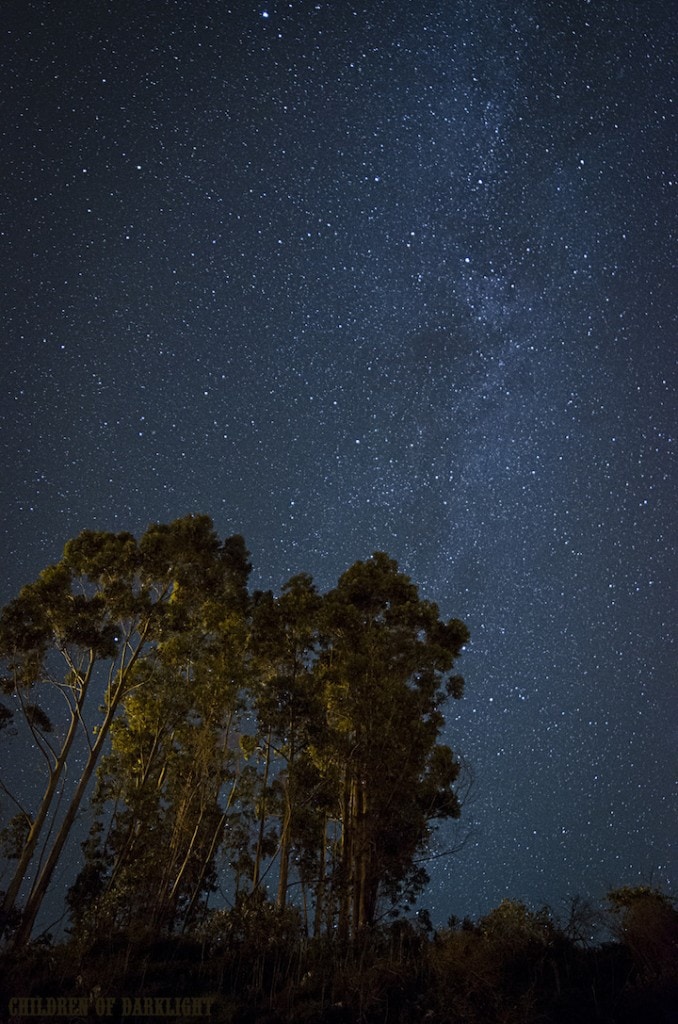 The incredible Milky Way is visible in the Asturias night sky.
