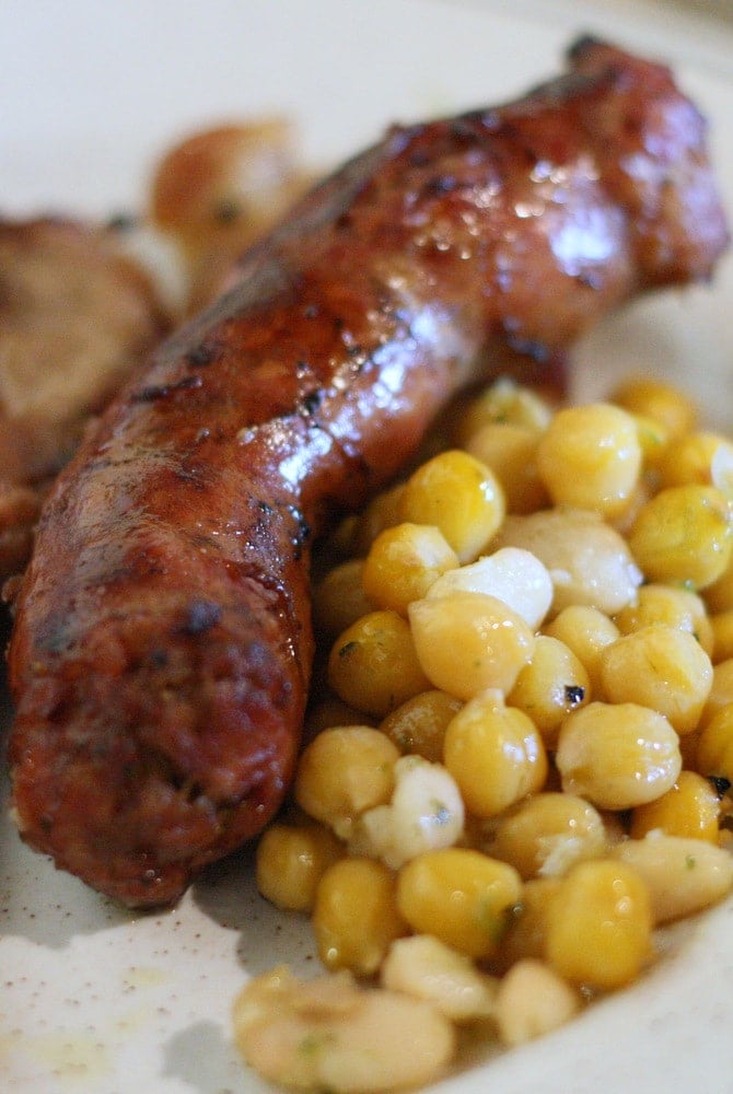 What to eat in Barcelona: Botifarra sausage and beans!