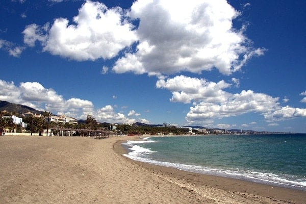 One of the best things to do in Malaga in June is visit the beach, of course! 