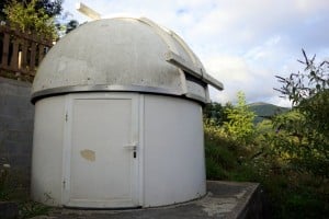 The incredible telescope at Hotel L'Observatoriu in Asturias.