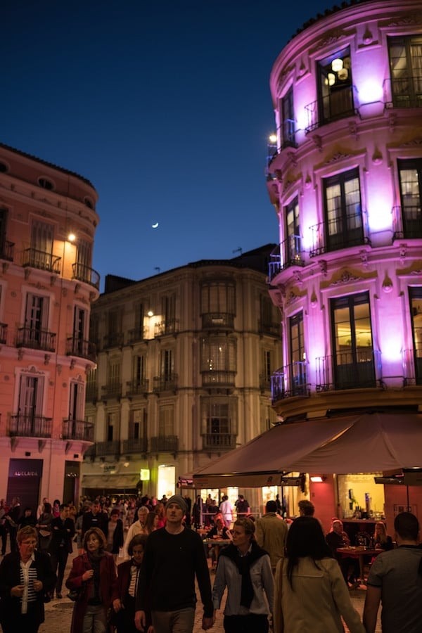 Malaga comes alive at night, so one of the top travel tips for Malaga is join the locals and eat late!