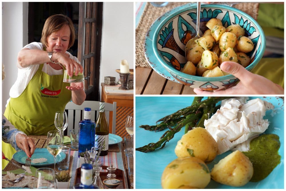 Annie B's Spanish kitchen cooking classes in Vejer.