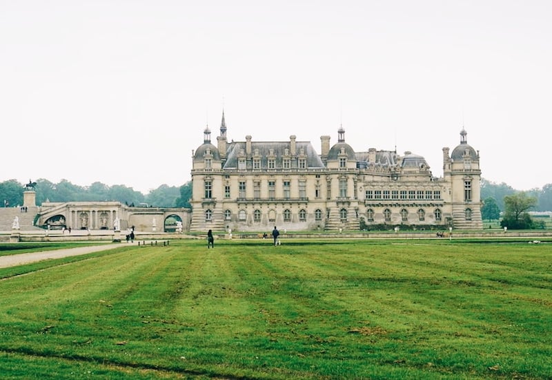 The beautiful Chateau de Chantilly. 
