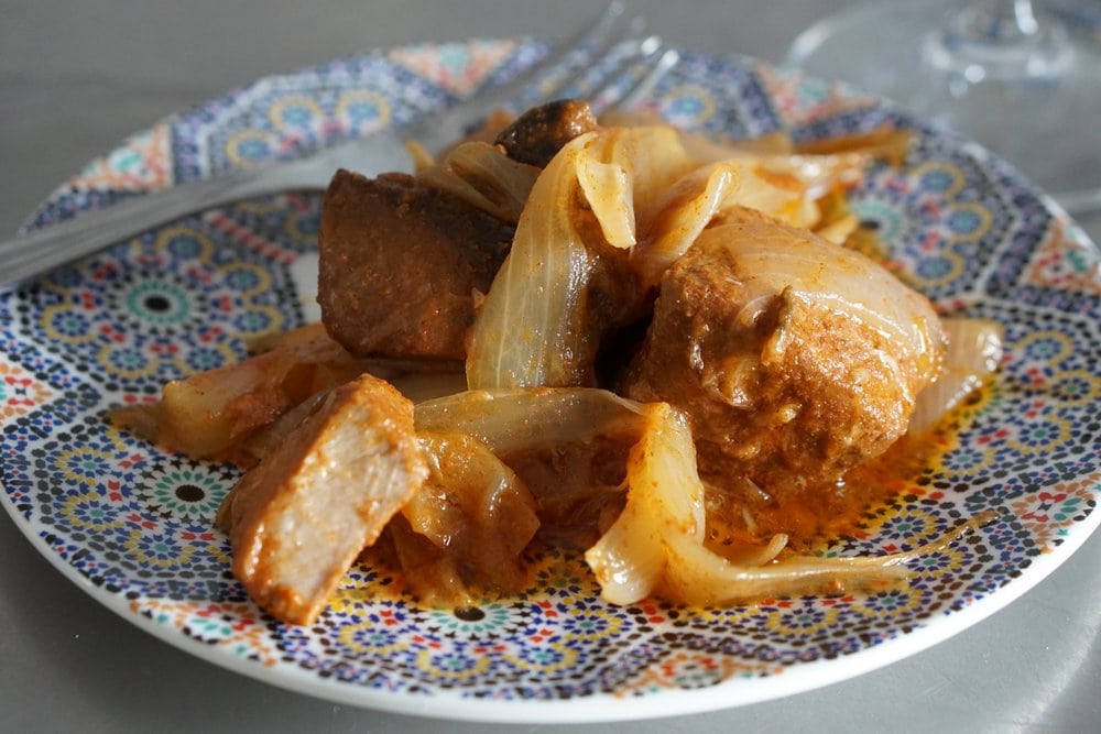 Delicious paprika spiced tuna stew.