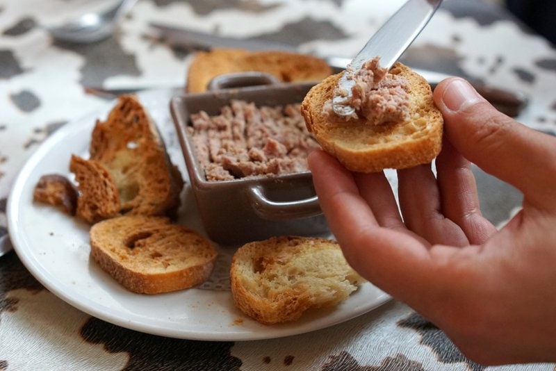 Pate is a typical food in Picardy France.