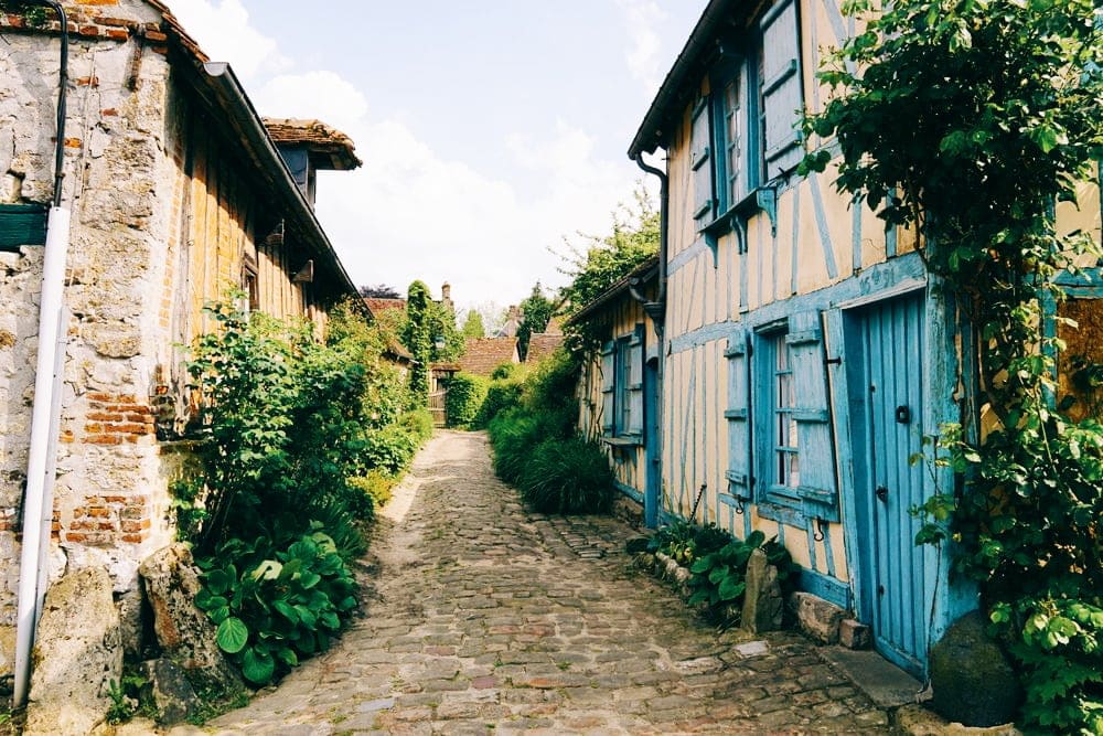 The beautiful village of Gerberoy in Picardy, Northern France.