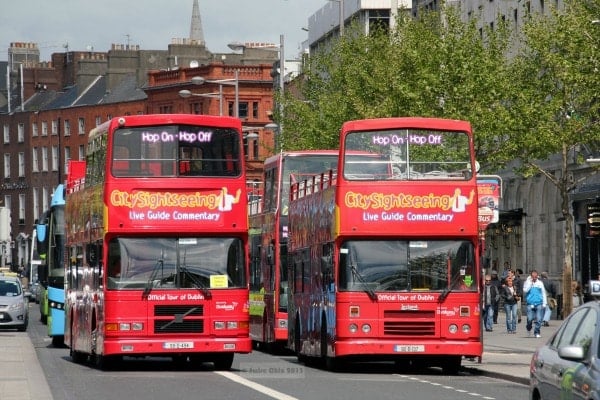 Hop on hop off buses are a way of how to get around Malaga