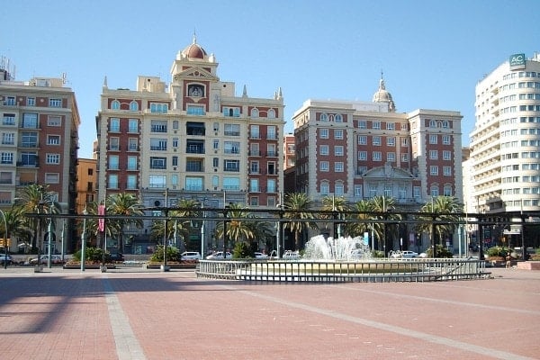 Not sure where to park in Malaga? Go to Plaza de la Marina!