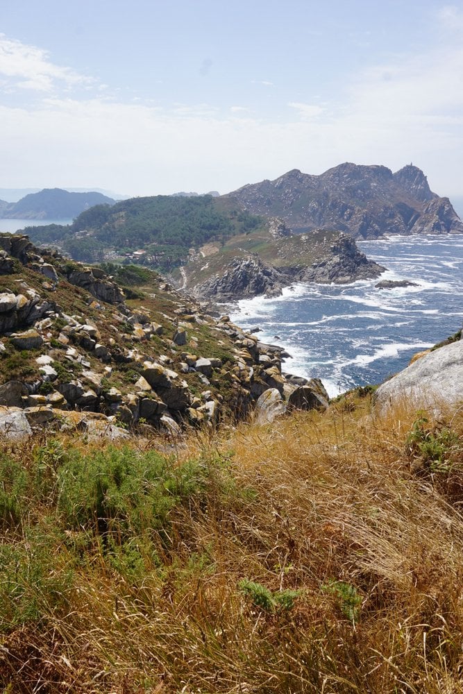 Incredible views from hiking the Cies Islands Galicia