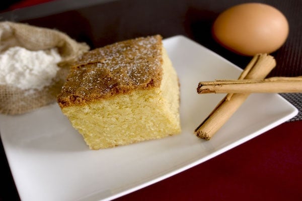 Bica, a local sponge cake, is one of the most popular typical dessert from Galicia. Try it with a good cup of coffee for the perfect after-dinner treat!