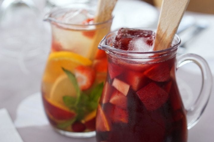 Red White & Blue Prosecco Sangria — Set the Table