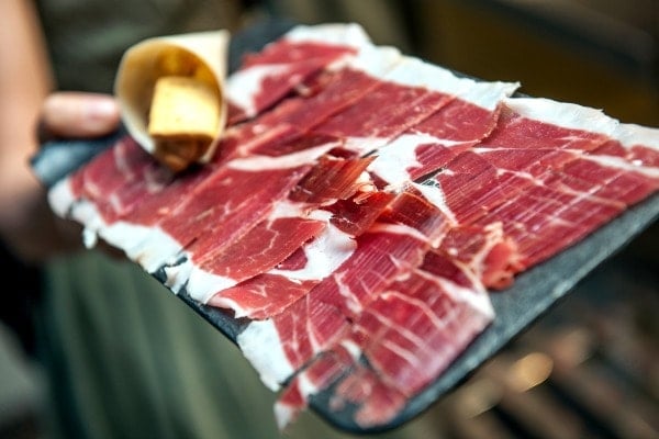 Jamón de Trevélez is by far the best ham you'll find in Spain and one of the best tapas in Granada!