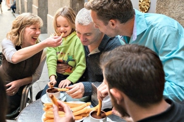One of the top picks for the best activities for kids in Granada? Devouring plenty of churros and chocolate!
