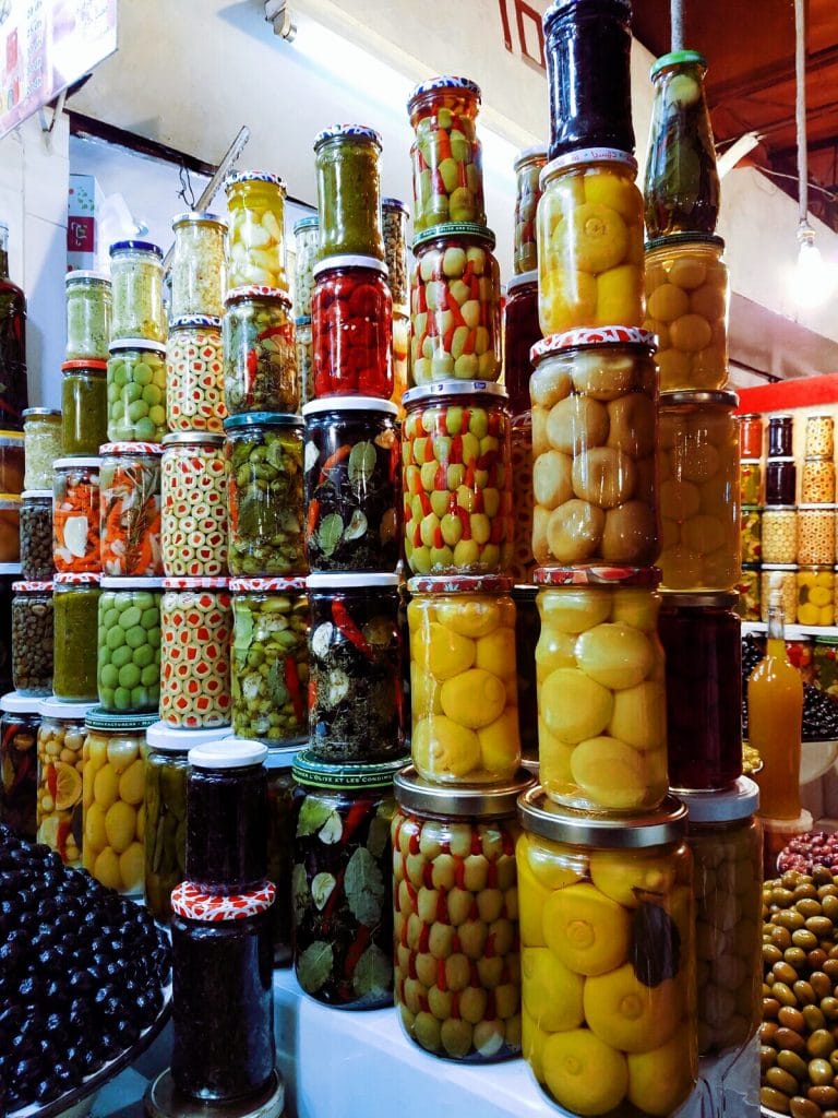 Marrakech food tour olives