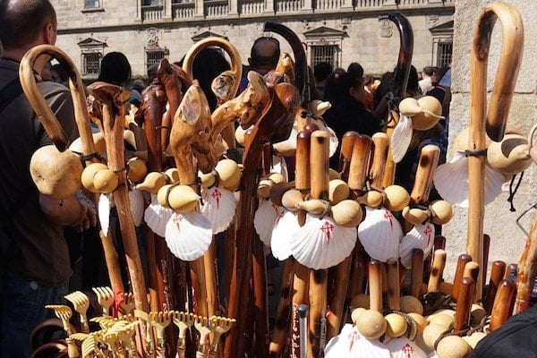 Scallops were used by pilgrims throughout the centuries as a symbol of the Camino de Santiago or Way of Saint James. But you don't have to be a pilgrim to take one home with you! It's a fantastic typical souvenir from Santiago!