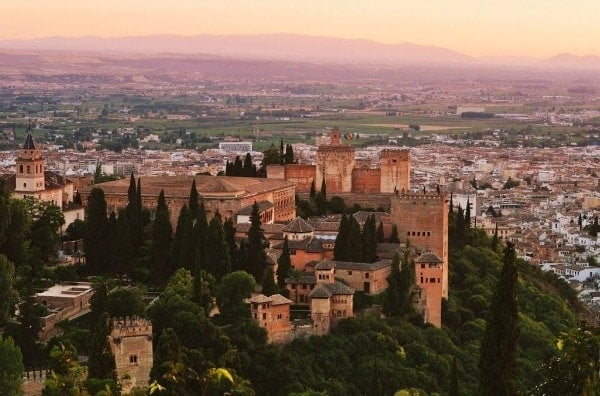 Get off the beaten path in Granada and check out this spectacular view of the Alhambra from La Silla del Moro!