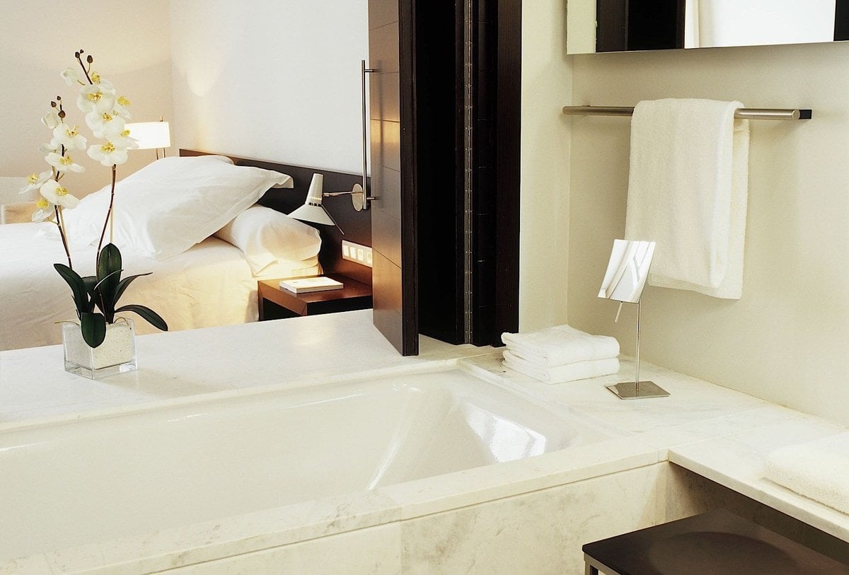 The boutique hotels in Valencia are stylish and clean, full of delicate creams, whites and wood surfaces - so beautiful!