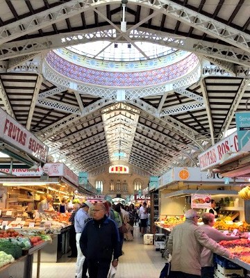 Mercado Central is one of the most famous markets in Valencia and in all of Spain!
