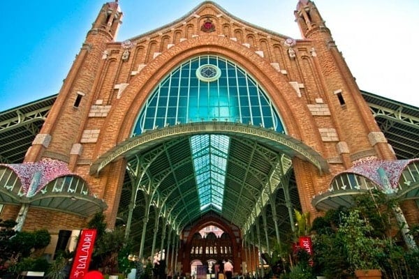 Mercado Colón is one of the most popular markets in Valencia.