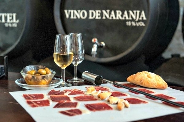 Bodega Fila is one of the most popular wine bars in Valencia among locals and a great place to enjoy Spanish deli products like the famous jamón while you sip your wine.