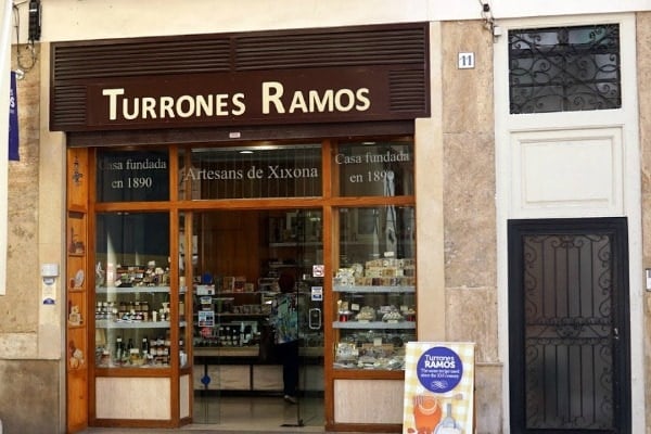 Turrón is one of the most delicious souvenirs from Valencia. We love Turrones Ramos!