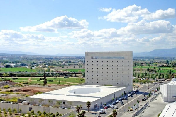 The Centro Cultural Caja Granada, housed in a spectacular modern building, is one of the most unique museums in Granada.