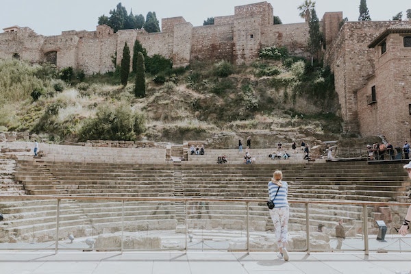 The Roman Theater is one of the Malaga tourist attractions that's absolutely worth the hype!