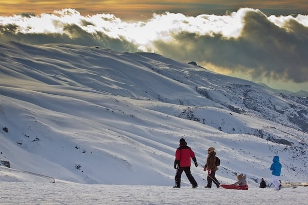 Take a day trip to the Sierra Nevada near Granada in December for fantastic skiing!