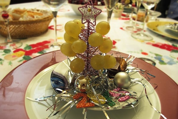 Eating the 12 grapes at midnight is an important tradition on New Year's Eve in Valencia!