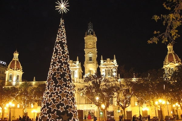 Celebrate New Year's Eve in Valencia at the Plaza del Ayuntamiento for the countdown, DJs, fireworks, and the famous grapes!